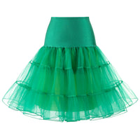 Freja - Tüll-Unterrock im Vintage-Stil für Damen in Grün