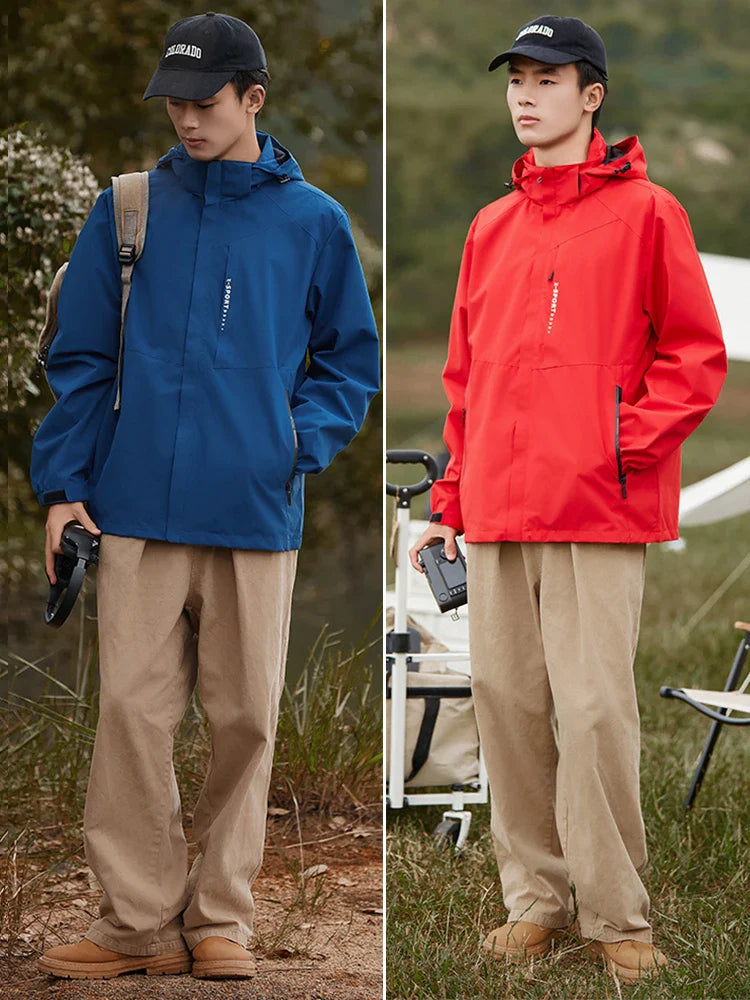 Niven- Winddichte und Wasserdichte Kapuzenjacke für Herren