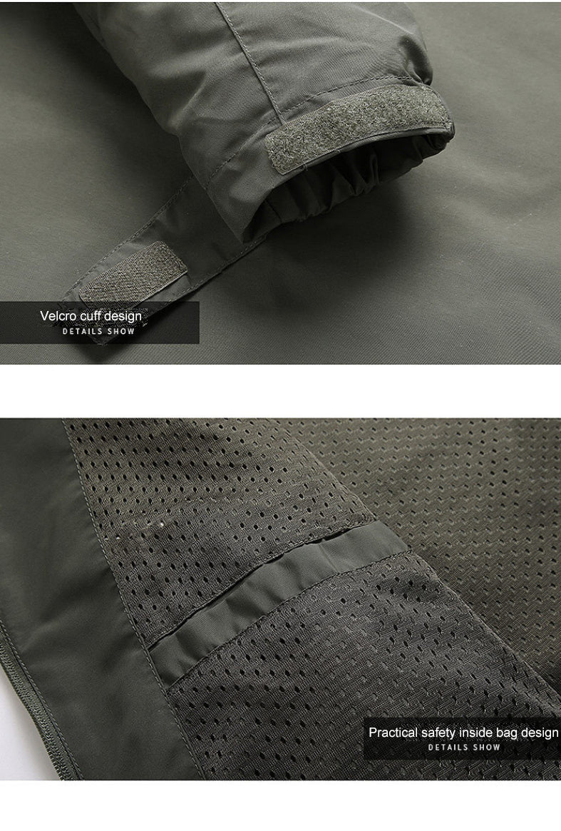 Herren Trendige Softshelljacke mit Verstellbarer Kapuze | Ideal für den Winter