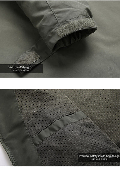 Herren Trendige Softshelljacke mit Verstellbarer Kapuze | Ideal für den Winter