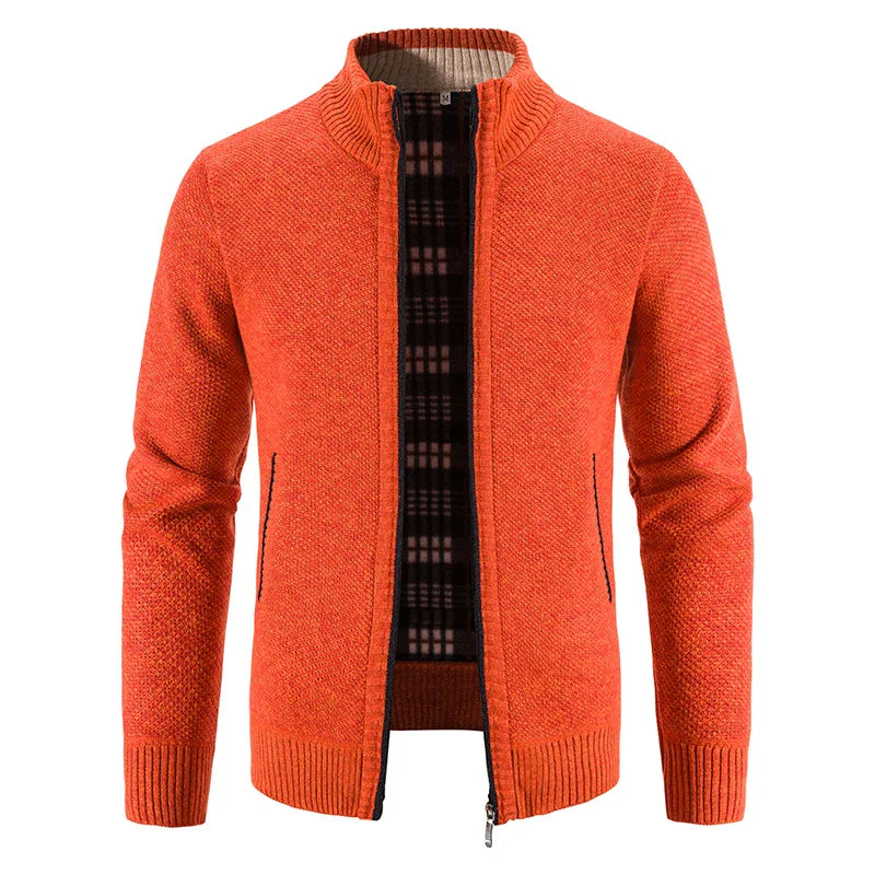 Tovi- Strickjacke mit Umlegekragen für Herren