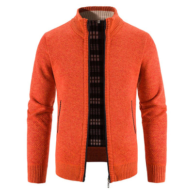 Tovi- Strickjacke mit Umlegekragen für Herren