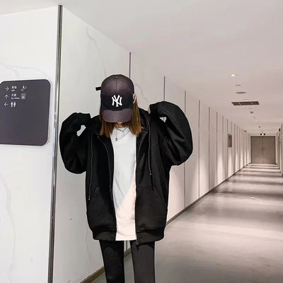 Zinni- Lockerer Kapuzenpullover für Damen