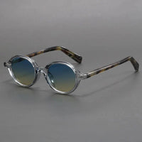 Saskia | Klassische Runde Sonnenbrille in Grau