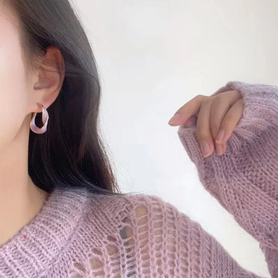 Micara - Lavender Curve - Ohrringe