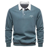 Aron | Golf Polo Pullover in Grün