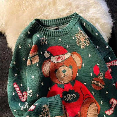 Serafina- Weihnachtspullover im Vintage-Stil