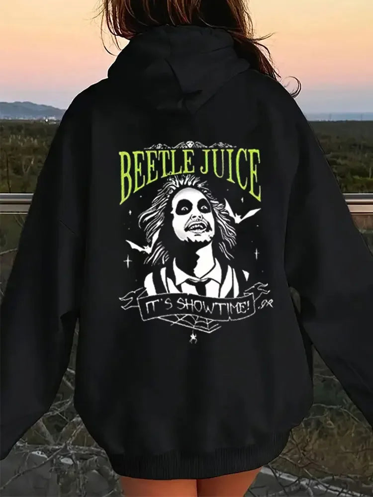 Delila- Kapuzenpullover mit Rundhals und Print für Damen