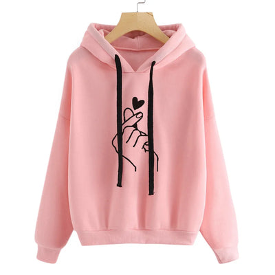 Quin- Langarm Hoodie Sweatshirt für Damen