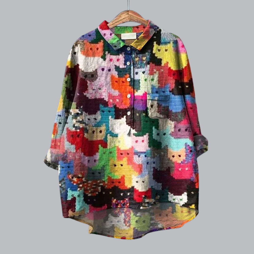 Hedmunda™ | Modische Vintage Bluse