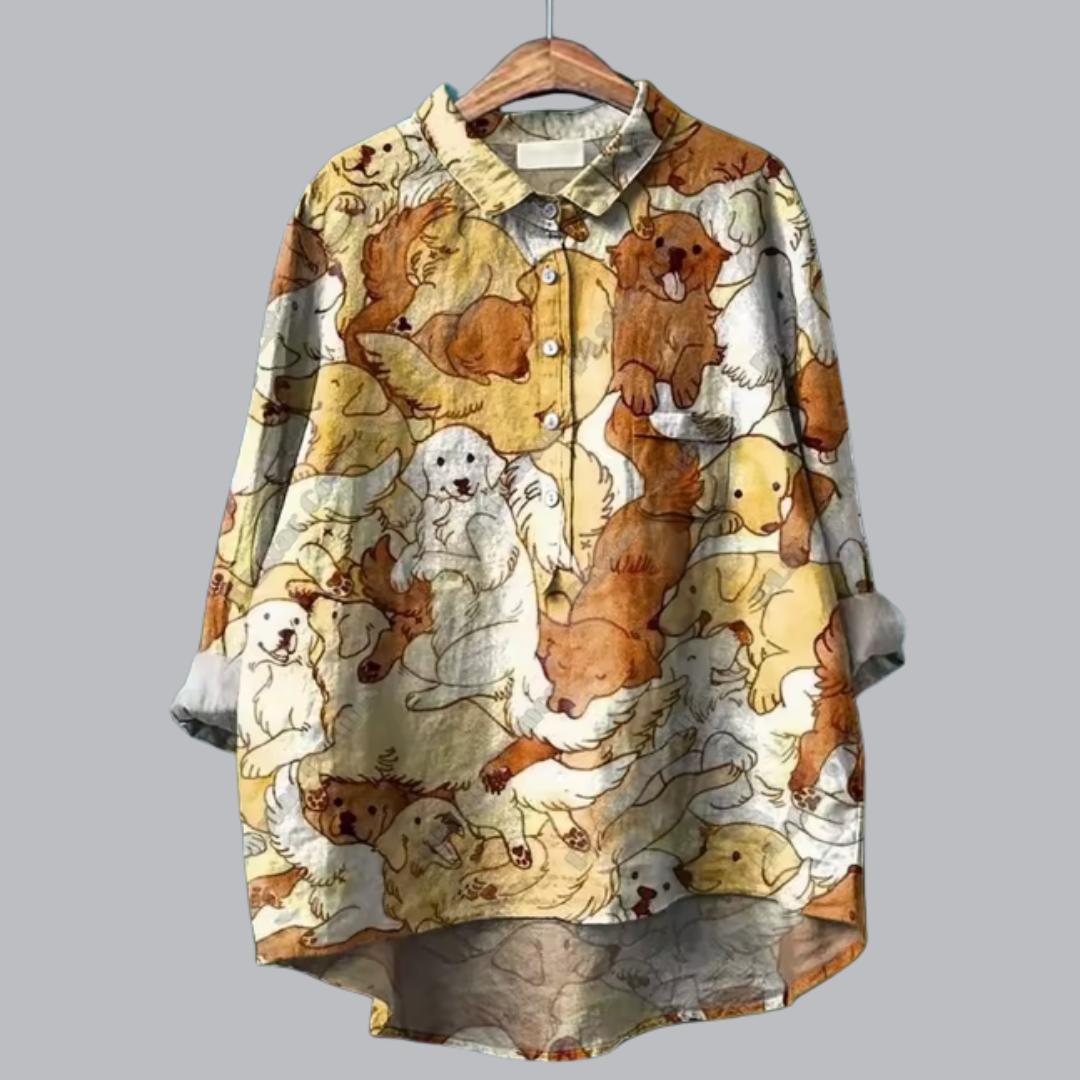 Hermine™ | Modische Vintage Bluse