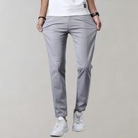 Hannes | Herren Slim Fit Chino Stretch Business Casual Modern Komfort in Grau