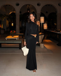 Arya | Damen Sophistiziertes Set Elegant Tailliert Modern Business in Schwarz