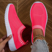 Marlene | Damen Atmungsaktive Freizeit Sneaker in Hellrot