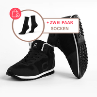 SNUGG™ - GEMÜTLICHE HERREN-SCHUHE in SCHWARZ + ZWEI PAARE SOCKEN