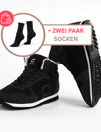 SCHWARZ + ZWEI PAARE SOCKEN