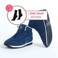 SNUGG™ - GEMÜTLICHE HERREN-SCHUHE in BLAU + ZWEI PAARE SOCKEN
