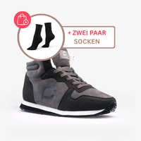 SNUGG™ - GEMÜTLICHE HERREN-SCHUHE in GRAU + ZWEI PAARE SOCKEN