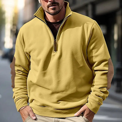 Pullover mit Viertelreißverschluss