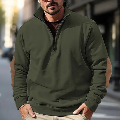 Pullover mit Viertelreißverschluss