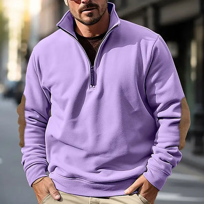 Pullover mit Viertelreißverschluss