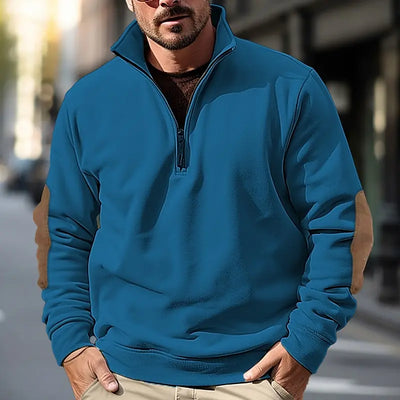 Pullover mit Viertelreißverschluss