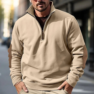 Pullover mit Viertelreißverschluss