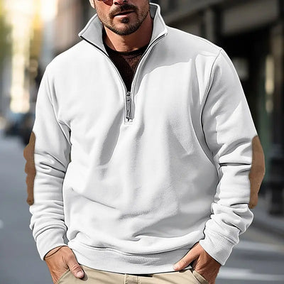 Pullover mit Viertelreißverschluss