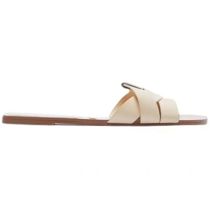 Nadiany | Chique Geflochtene Slip-On Sandalen