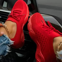 Janina | Ultraleichte Sneaker Bewegungsfreiheit in Rot