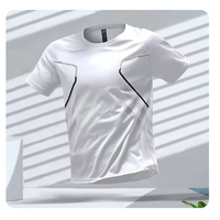 Sören | Herren atmungsaktives Sport Shirt in Weiß