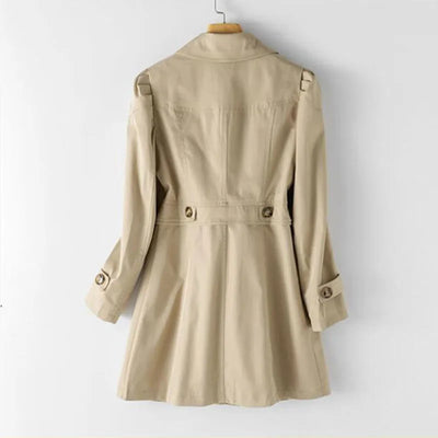 Eleganter Mid-Length Trenchcoat für Damen | Ideal für den Winter