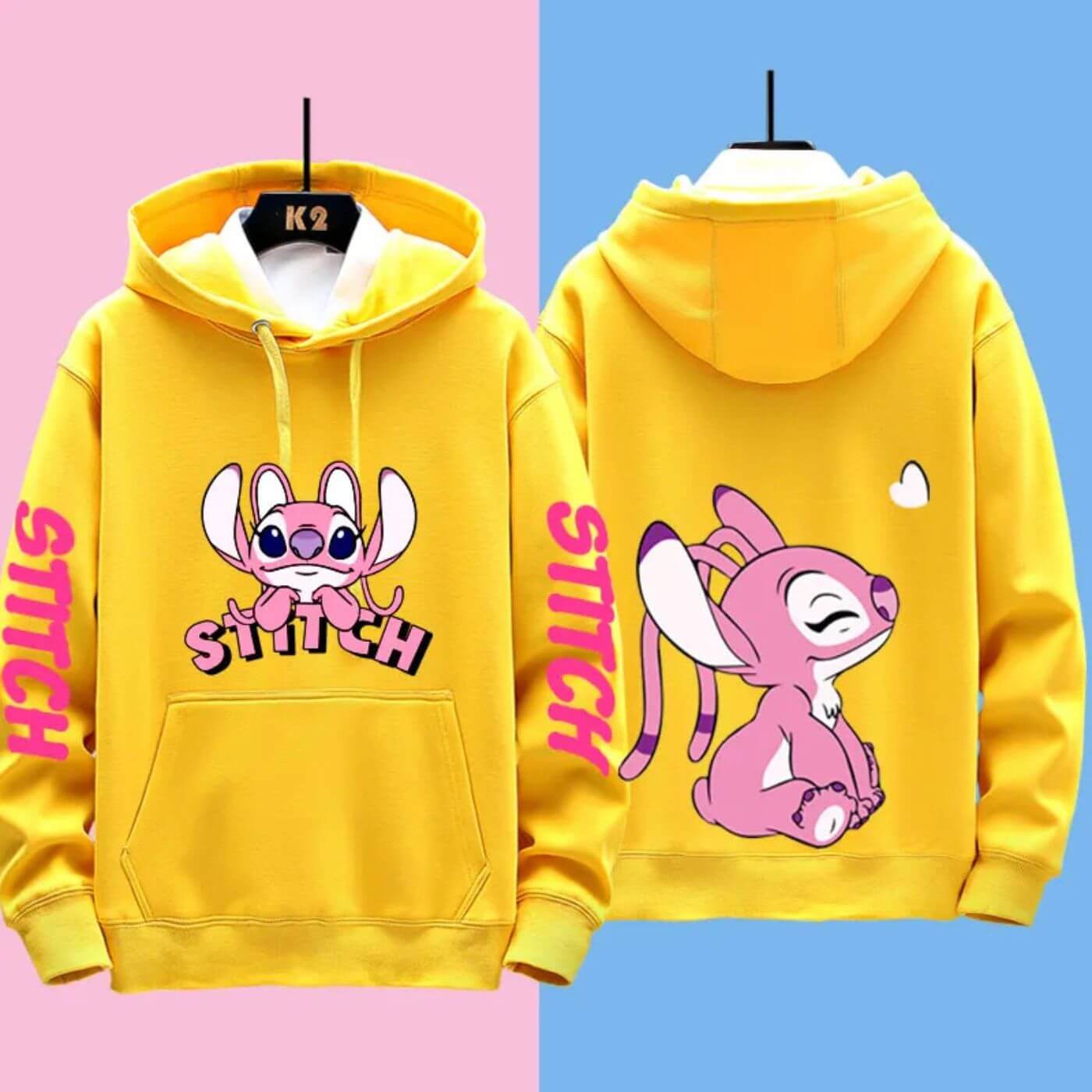 Fudus | Bequemer Disney Stitch Kapuzenpulli