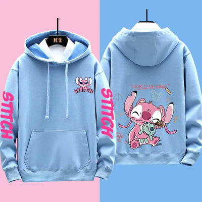Fudus | Bequemer Disney Stitch Kapuzenpulli