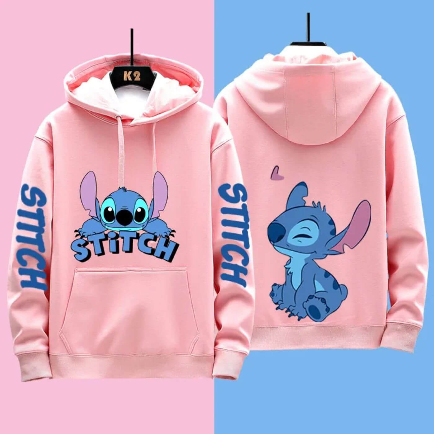 Fudus | Bequemer Disney Stitch Kapuzenpulli