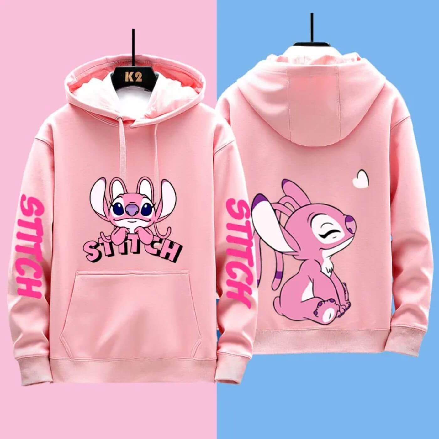 Fudus | Bequemer Disney Stitch Kapuzenpulli