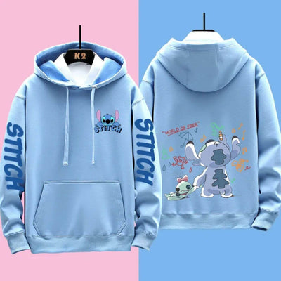 Fudus | Bequemer Disney Stitch Kapuzenpulli