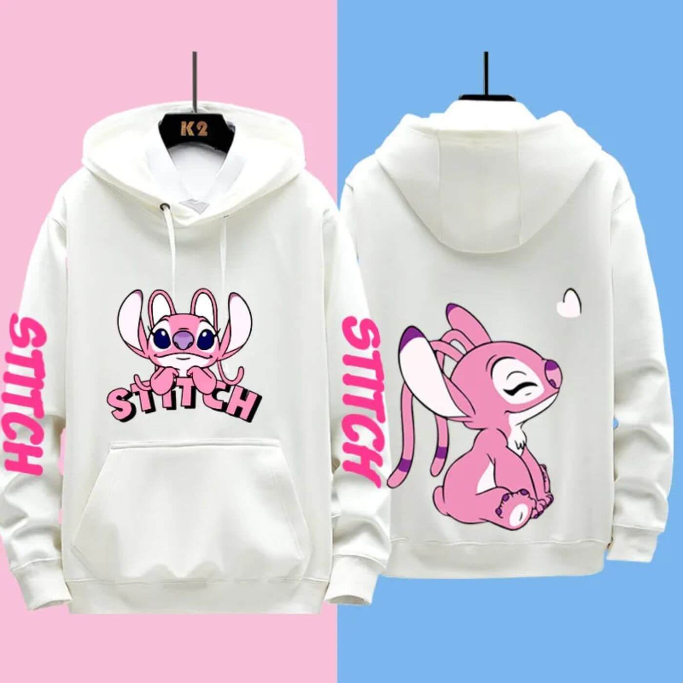 Fudus | Bequemer Disney Stitch Kapuzenpulli