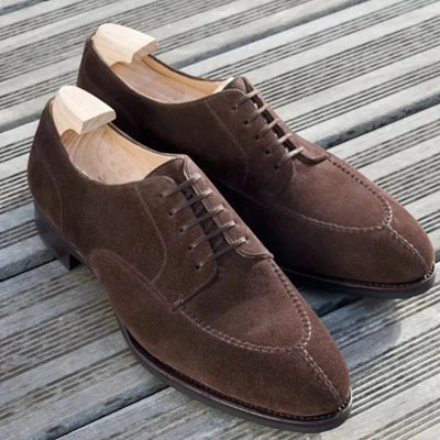Herren Wildleder-Vegane Lederschuhe mit Schnürung | Ideal für das tägliche Tragen