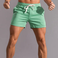 Leonel | Herren Jogger Shorts mit Kordelzug und Taschen in Grün