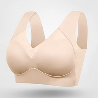 Nicole | Damen Nahtloser Komfort BH Mit Unterstützung in Beige
