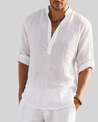 Roland | Herren Elegantes Business Hemd in Weiß