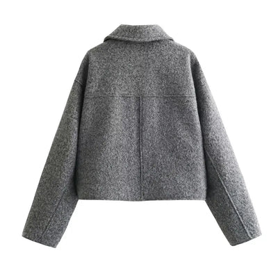 Recky | Stylische Gekürzte Jacke mit Reißverschluss