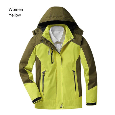 Stylische Warme 3-in-1 Wasserdichte Regenjacke mit Kapuze für Damen | Ideal für den Winter