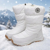 Stockholm™ Winterstiefel gefüttert und wattiert mit rutschfester Profilsohle in Weiß