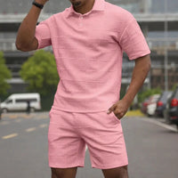 Draven™-Set mit Hochwertigem, Strukturiertem Stoff und Modernem Design in Pink