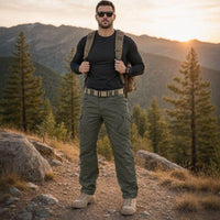 Nolan™ Taktikhose aus strapazierfähigem, wasserdichtem Twill mit zahlreichen Taschen in Grün