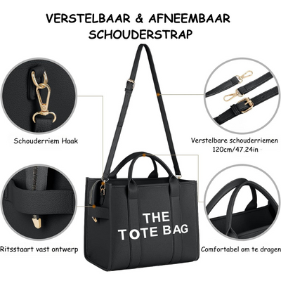 Fudus | Tote Bag Stilvolles Design Handtasche Mit Kurzem Und Langem Henkel