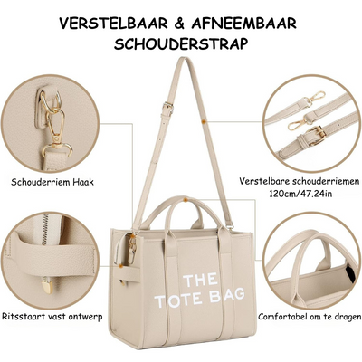 Fudus | Tote Bag Stilvolles Design Handtasche Mit Kurzem Und Langem Henkel