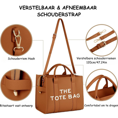 Fudus | Tote Bag Stilvolles Design Handtasche Mit Kurzem Und Langem Henkel